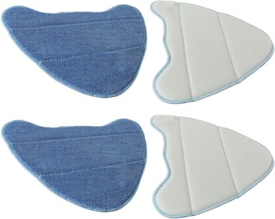 Stoomreiniger Pads - Wasbare Dweilen - Grondig Schoonmaken - Microvezel Materiaal - Set van 4 - Variërende Kleuren