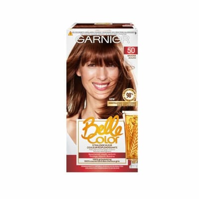 Garnier - Belle Color Permanente Crèmekleuring 50 Mahonie - 2 x 1 stuk - Voordeelverpakking