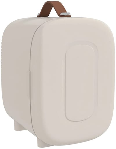 Celestul Cosmetische koelkast 4L - Mini koelkast - Beaty Koelkast Tafelmodel - Koelen en Verwarmen - 20,3 x 26,3 x 28 cm - Créme