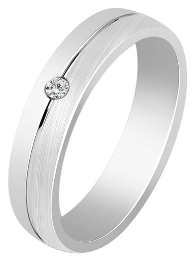 AKZENT Akzent damesring "Mariella" van 925 Sterlingzilver, gerhodineerd, duurzaam, maat