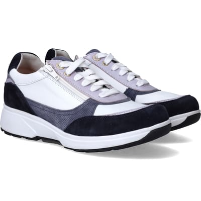 Xsensible Pristina Sneakers - Leer - Dames - Zwart - Maat 41