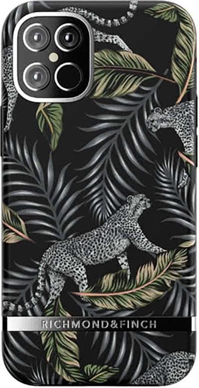 Richmond & Finch Silver Jungle het oerwoud hoesje voor iPhone 12 mini - zilver