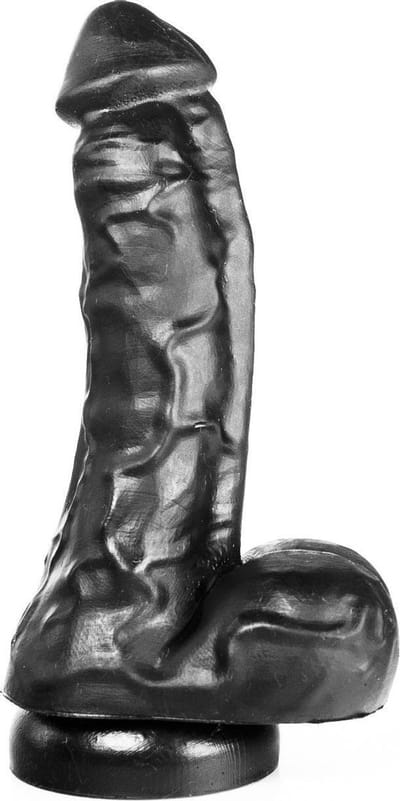 515 line - Dildo - Lengte 19.5 cm - Diameter 4.5 cm - Met Zuignap - Zwart