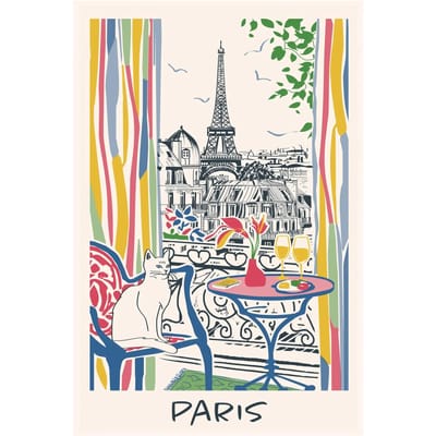 Kindertafellaken Winkler Fenetre sur Paris