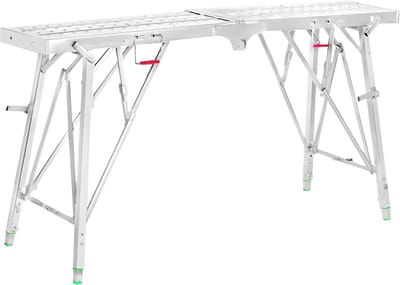 Draagbare steiger - 160cm - Multifunctioneel - Werktafel - Werkbank - Voor schilder- en gipswerk - In hoogte verstelbare - 330KG