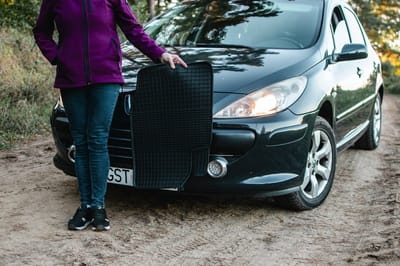 Wielganizator BasicProtect Serie - Universele Gumoomatten - Skoda Karoq - Antislip - Weerbestendig