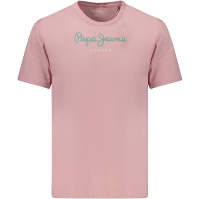 Pepe Jeans Eggo T-shirt Met Korte Mouwen Roze XL Man