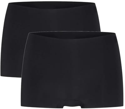 Beeren dames shorts Invisible - 2-pack Laura - maat S/M - zwart