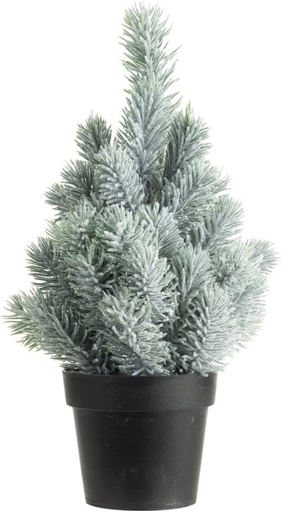 Cosy & Trendy Kunstboom/kunst kerstboom met sneeuw 30 cm - Kunst kerstboompje