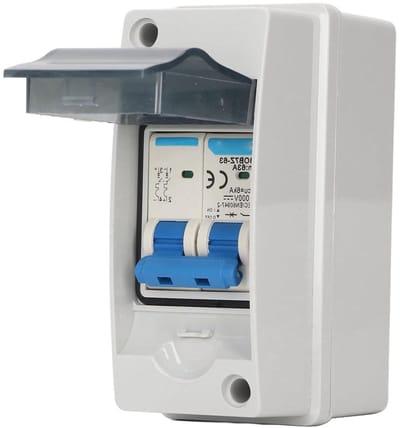 Dailygoody - 63A 1000V DC-scheidingsschakelaar - Zonne-scheidingsschakelaar - IP65 waterdicht - Fotovoltaïsche DC-combinerbox - Veilig en eenvoudig te.