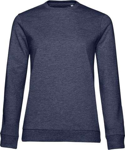 B&C Dames/dames Set-in Sweatshirt (Marine Heide)