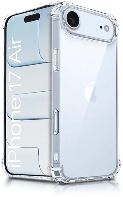 Transparant Hoesje Geschikt voor Apple iPhone Air | Schokbestendig TPU | Back Cover | Dun | Flexibel | Shockproof | Doorzichtig