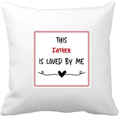 Akyol - this father is loved by me Kussen hoes - Papa - iemand die houdt van zijn vader - vader cadeautjes - vaderdag - verjaardag - geschenk - kado - 40 bij 40 cm
