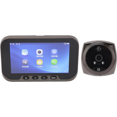 Deurcamera Deurkijkgaatje Camera Voorkant 1080P Video Deurbel Slim Elektronisch Bewegingsdetectie 2MP 4,5 inch