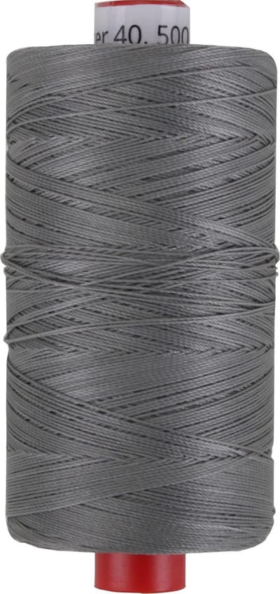 ESVO polyester garen, AMANN, dikte 40, 350 meter, UV-bestendig, lichtgrijs