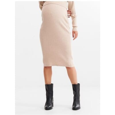 Prénatal zwangerschapsrok Light Brown Melange XS Dames