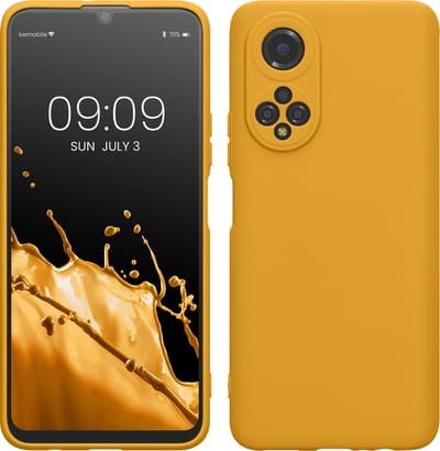 kwmobile telefoonhoesje geschikt voor HONOR X7 - Hoesje voor smartphone - Precisie camera uitsnede - In honinggeel