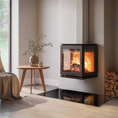 Coloray Vloerplaat Houtkachel - Vloerplaat voor Houtkachel - 120 cm x 60 cm - Vloerplaat Open Haard - Zwart Vloerplaat Kachel - Verwarmingsaccessoires - Plaat voor Onder Kachel - Kachel Vloerplaat - Vloerplaat Voor Kachel