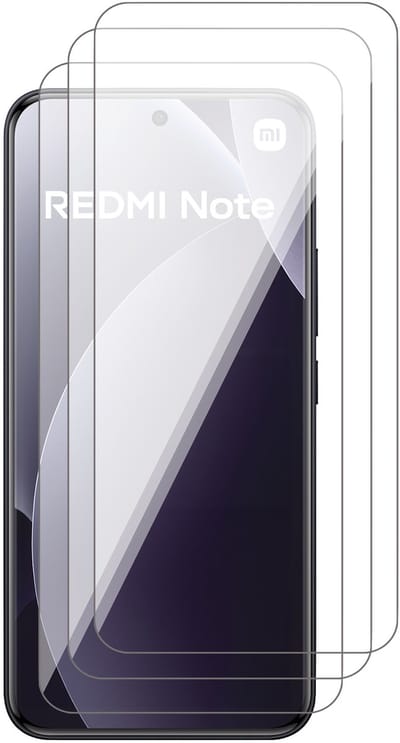 Screenprotector geschikt voor Xiaomi Redmi Note 15 Pro 4G – 3 Stuks – Full Cover Gehard Glas – Edge Protection – 9H