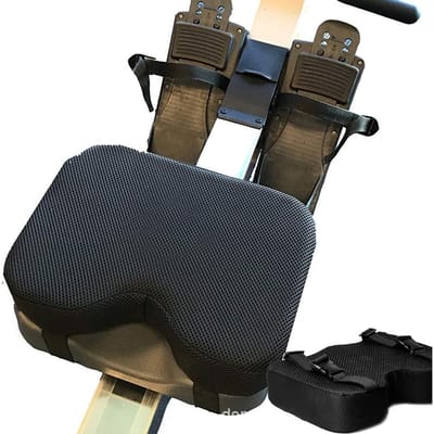 Weerstandsroeimachine Kussen Geheugenschuim Wasbaar Super Antislip Hoes Actieve Horizontale Vaste Fiets Geheugenschuim Kussen
