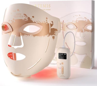 LED Gezichtsmasker met Rood Licht voor Huidverbetering en Anti-Aging