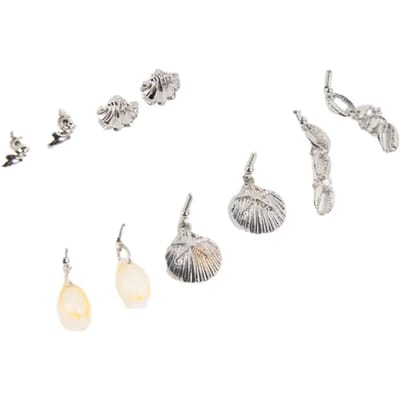 Oorbellen set met schelpenmotieven vrouw 24 Colours