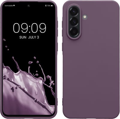 kwmobile telefoonhoesje geschikt voor Samsung Galaxy A56 5G - Hoesje voor smartphone - Back cover in Bleke iris