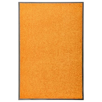 vidaXL - Deurmat - wasbaar - 60x90 - cm - oranje