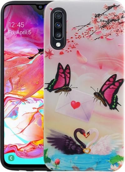 Vlinder Design Hardcase Backcover - Hoesje Geschikt voor Samsung Galaxy A70
