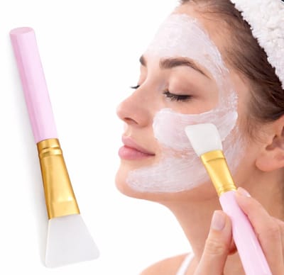 Masker Kwast Roze – Siliconen Gezichtsmasker Kwast – Professionele Face Mask Applicator – 1 Stuk