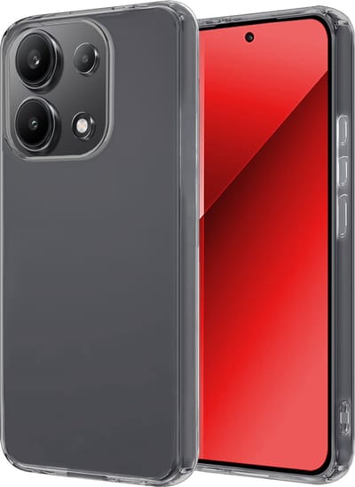 Hoesje - Geschikt voor Xiaomi Redmi Note 13 4G - Sterk & Shockproof - Hoes Cover - Siliconen Case - Transparant