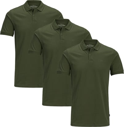 Jack & Jones Heren poloshirt 3 pack Basic
