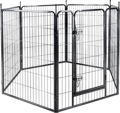 Puppyren ZECTA ZWART 156x138x100CM