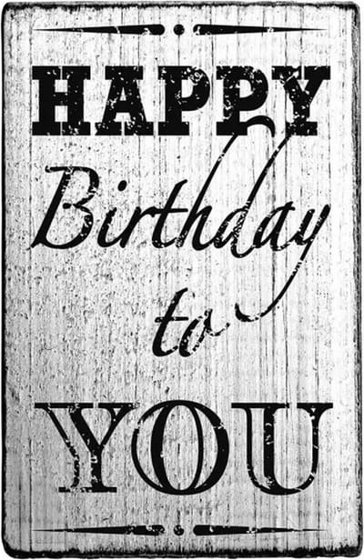 Colop vintage stempel-Happy birthday to you-Verjaardag-Stempelen-Kaarten maken-Scrapbook-Knutselen-Hobby-DIY -Stempels-Creative hobby