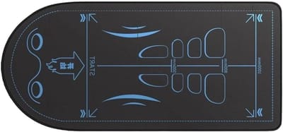 Oefenmat voor Buikspierwiel - Buikwielmat Kniebeschermer - Fitness Training - Antislip Stabiliteit - 150 x 60 cm - Meerkleurig