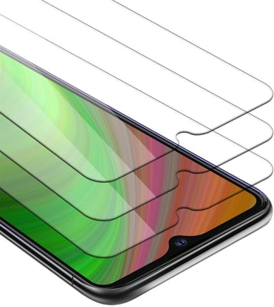 Cadorabo 3x Screenprotector geschikt voor WIKO VIEW 4 - Beschermende Pantser Film in KRISTALHELDER - Getemperd (Tempered) Display beschermend glas in 9H hardheid met 3D Touch