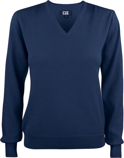 Cutter & Buck Everett V-neck Dames 355431 - Dark Navy - L