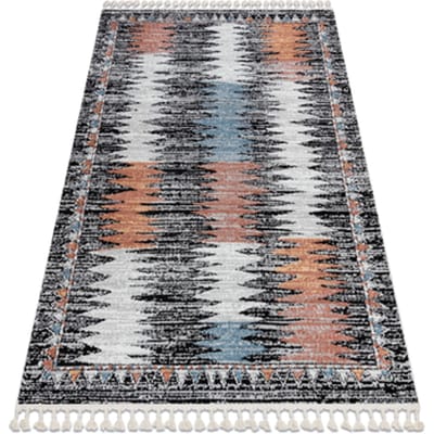 Kleden Rugsx Tapijt modern BELLE BR23A zwart / roze 120x170 cm