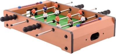 Tafelvoetbal spel - 50 x 31 cm - speelgoed - tafelvoetbal - Behendigheidsspellen - Tafelvoetbal spel klein voor kinderen en volwassenen