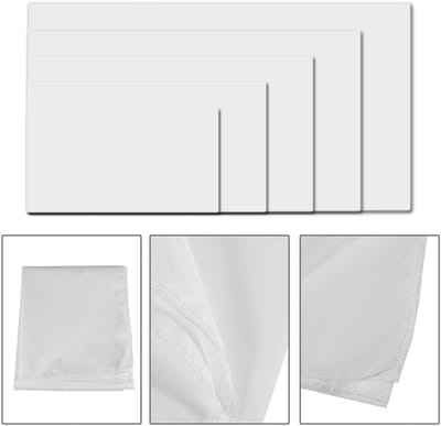 Draagbaar 4K HD Projectiescherm voor Binnen en Buiten, Vouwbaar Polyester Scherm, 16:9, Ideaal voor Thuisbioscoop en Filmavonden, 60-120 Inch (84 Inch)