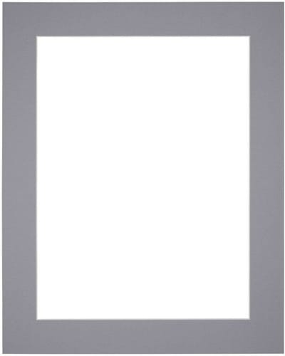 Passe-Partout Fotomaat 40x55 cm - Lijstmaat 50x65 cm - Grijs - Museumkarton - Fotolijst niet inbegrepen