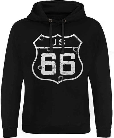 Route 66 Hoodie/trui -S- Bullets Zwart