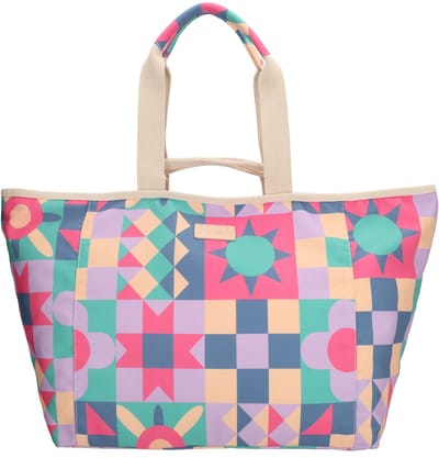 Zebra Trends Richelle Strandtas - Ritssluiting - Schoudertas - Ritsvak - Shopper - Zomertas - Beach - Multi