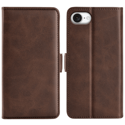 Comfycase Apple iPhone 16e/17e Bookcase Hoesje Bruin