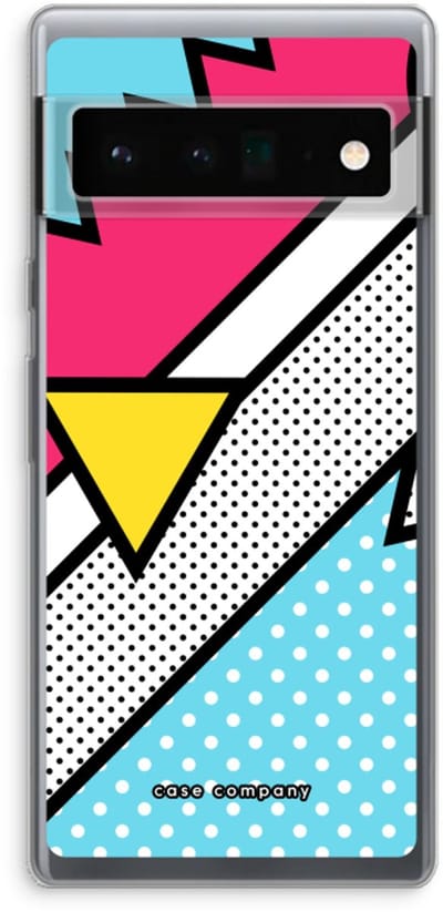 Case Company® - Hoesje geschikt voor Google Pixel 6 Pro hoesje - Pop Art #3 - Soft Cover Telefoonhoesje - Bescherming aan alle Kanten en Schermrand