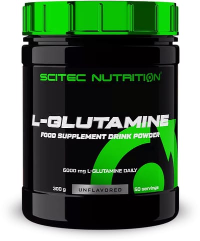 Scitec Nutrition® - L-Glutamine (300 gram) - 50 doseringen - glutamine poeder - aminozuren - sportsupplement