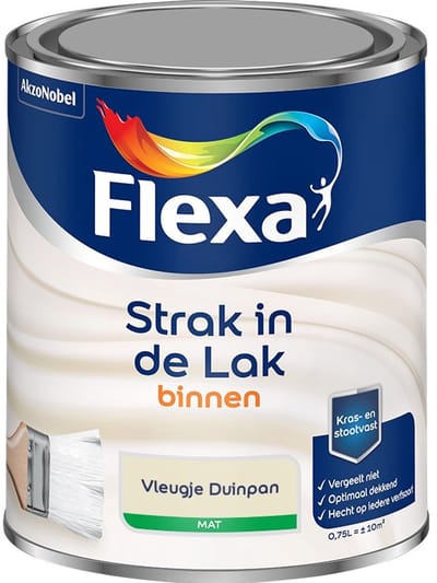 Flexa - Strak In De Lak Binnenlak Mat - Vleugje Duinpan - Mengverf - 750 Ml
