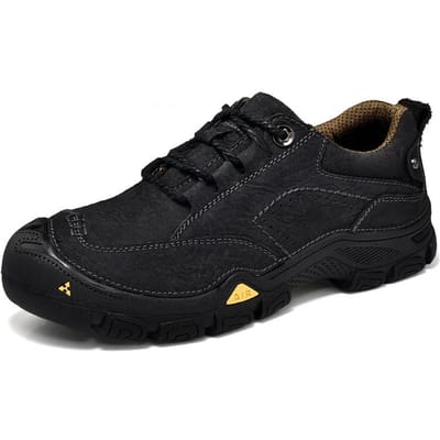 Herfst en Winter Herenschoenen Echt Leer Heren Outdoor Casual Schoenen Rundleer Ademend Wandelschoenen Grote Kop Schoenen 44