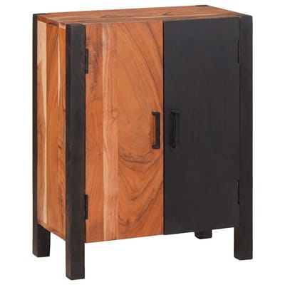 vidaXL - Dressoir - 3 - st - Bruin - 55 - x - 30 - x - 75 - cm - Massief - Acacia - Hout