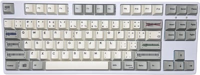 Office Grey Keycaps - Keycaps voor Gaming Toetsenbord - Cherry - PBT - Dye-Sub - 143 Keys